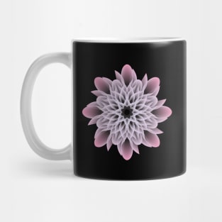 Beautiful White and Yellow Purple Flower Mug